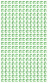 Rhinestone Jewel Stickers Apple Green