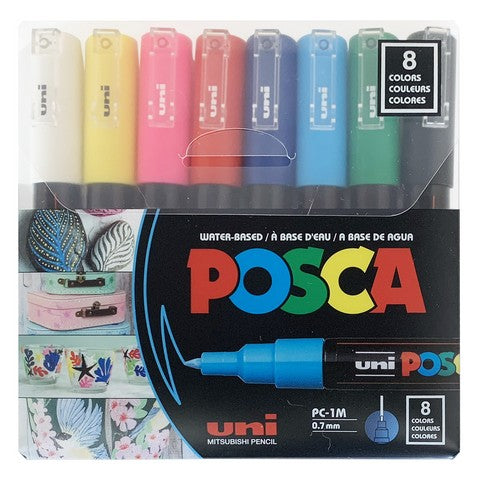 Posca 8-Color Paint Marker Sets