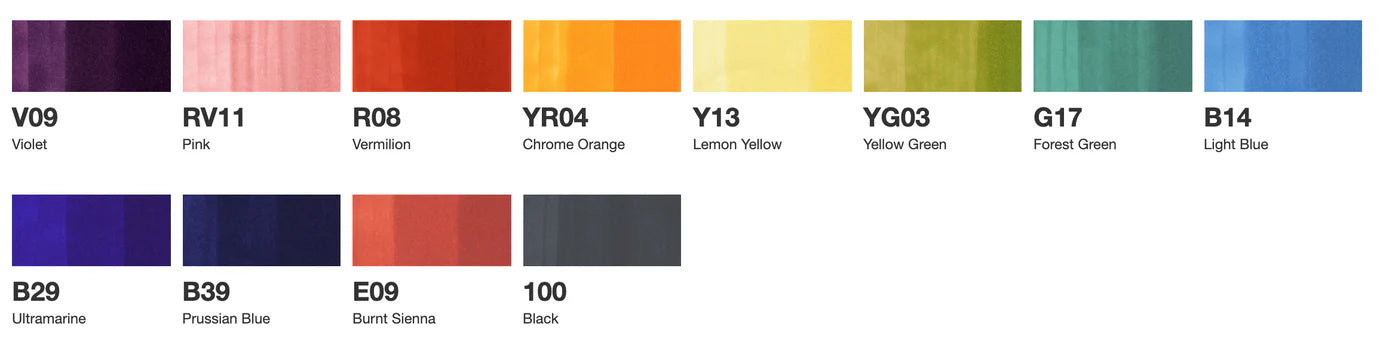 Copic Sketch Marker Sets