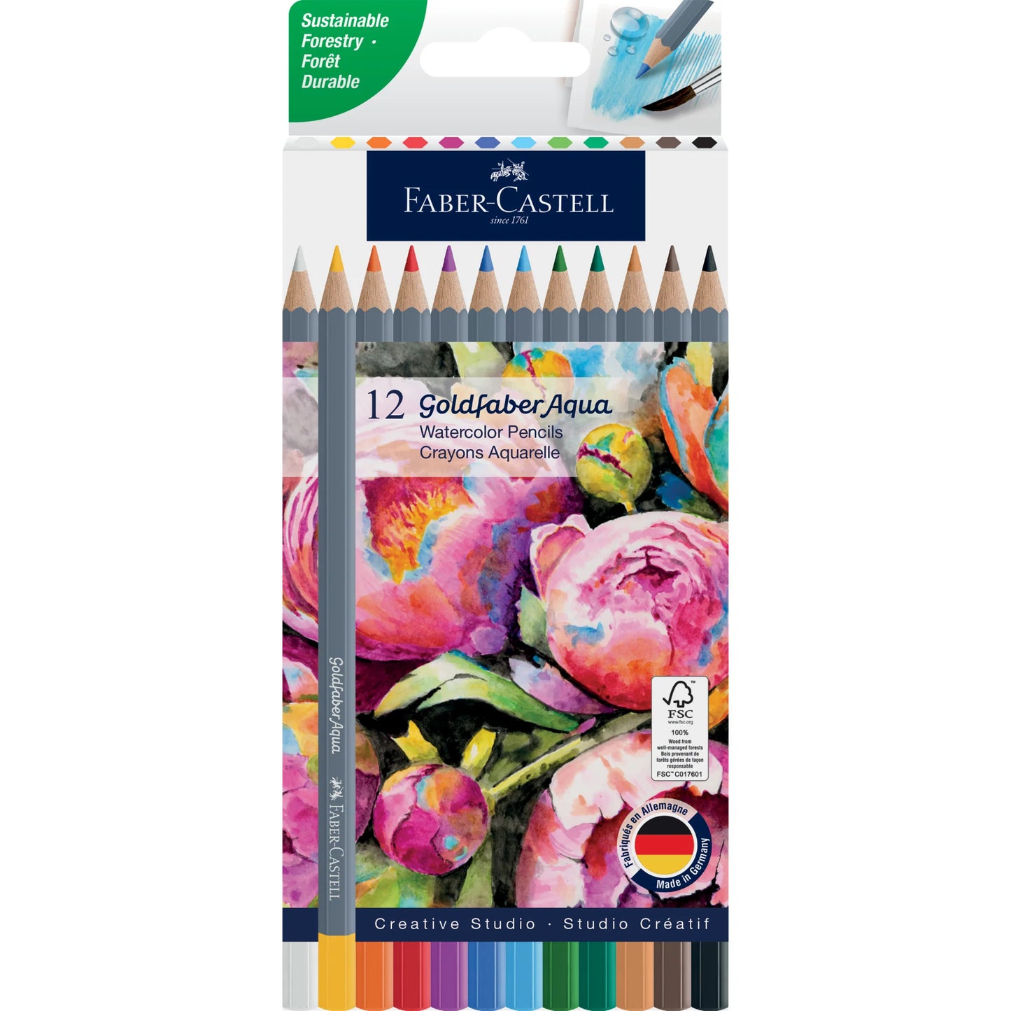 Faber Castell Goldfaber Aqua Watercolor Pencil Sets
