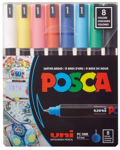 Posca 8-Color Paint Marker Sets