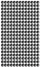 Rhinestone Jewel Stickers Black