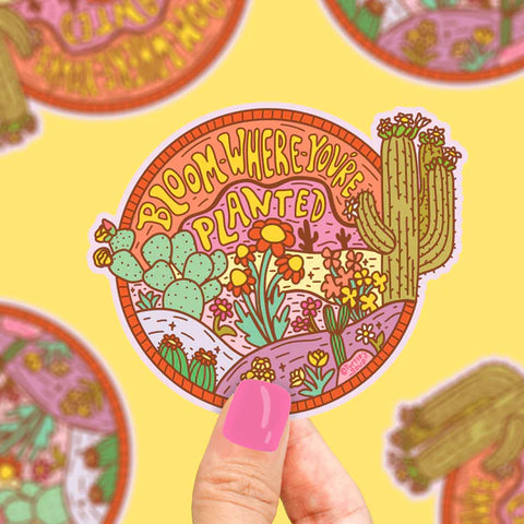 Sticker Bloom Where You're Planted
