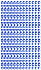 Rhinestone Jewel Stickers Blue