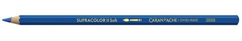 Caran D'Ache Supracolor Aquarelle Blue Colored Pencils