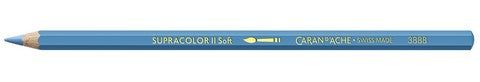 Caran D'Ache Supracolor Aquarelle Blue Colored Pencils
