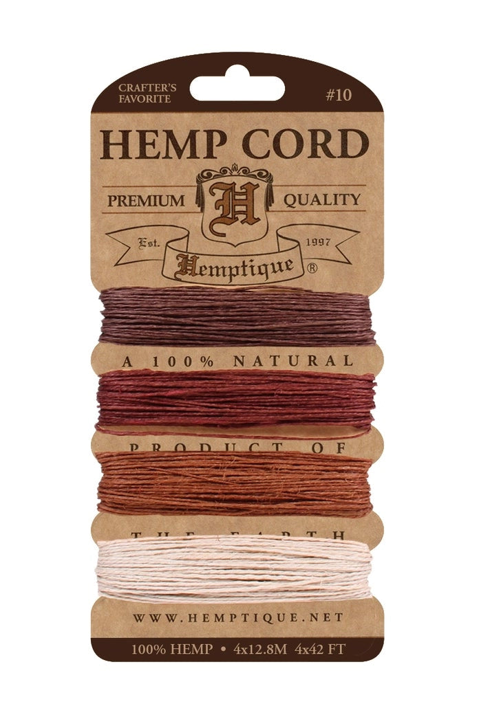 Hemptique 0.5mm Hemp Cord Cards