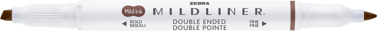 Zebra Mildliner Double-Ended Markers