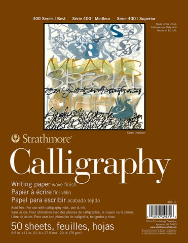 Strathmore 8.5in x 11in Calligraphy Paper Pad
