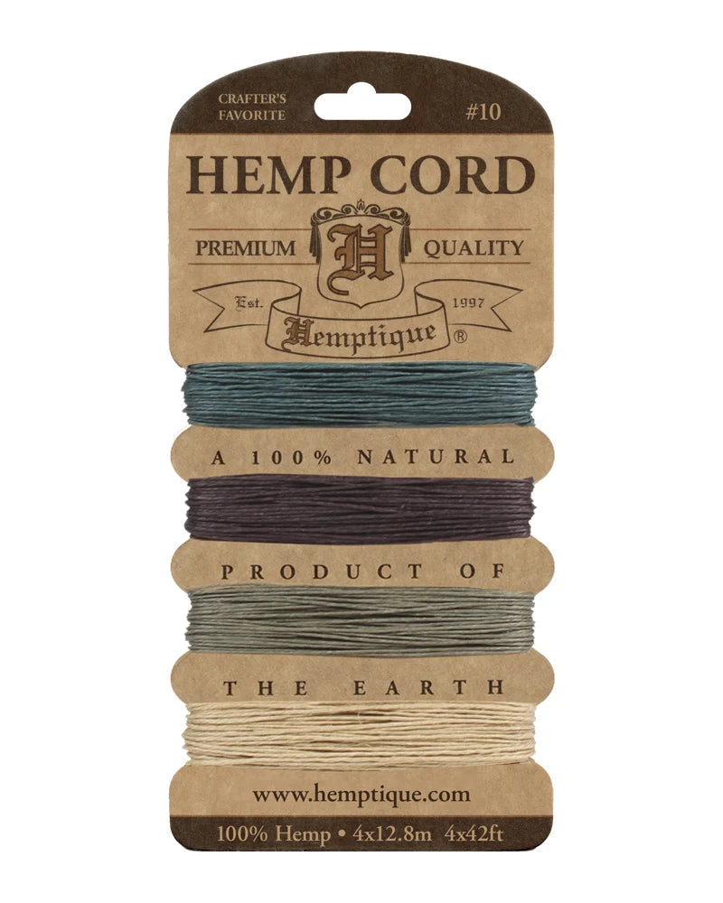 Hemptique 0.5mm Hemp Cord Cards
