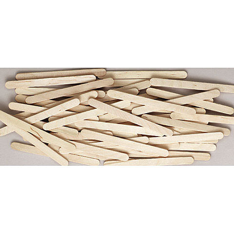 Wooden Craft Sticks 4.5"  Regular Natural 150/Pkg