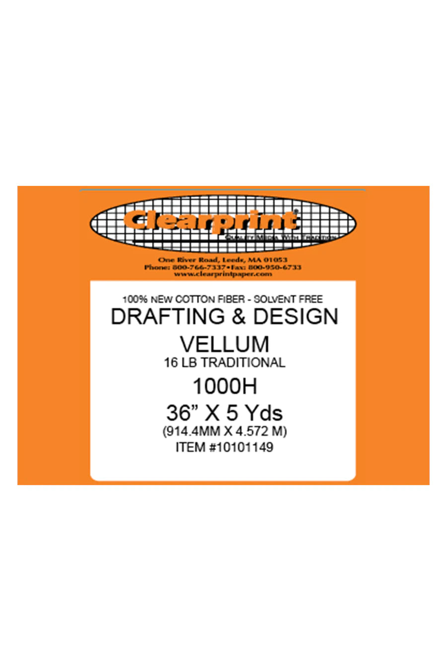 Clearprint 1000H Vellum Rolls