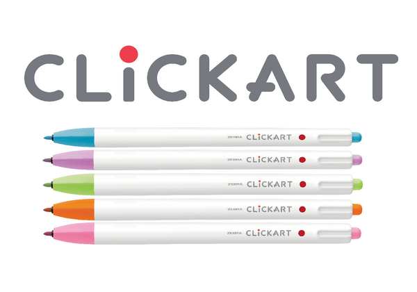 Zebra CLiCKART Retractable Markers