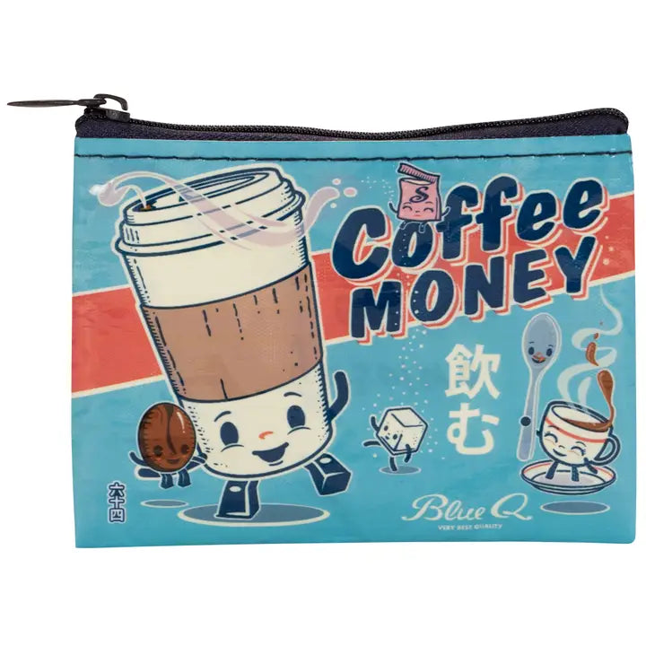 Blue Q Recycled Coin Purses