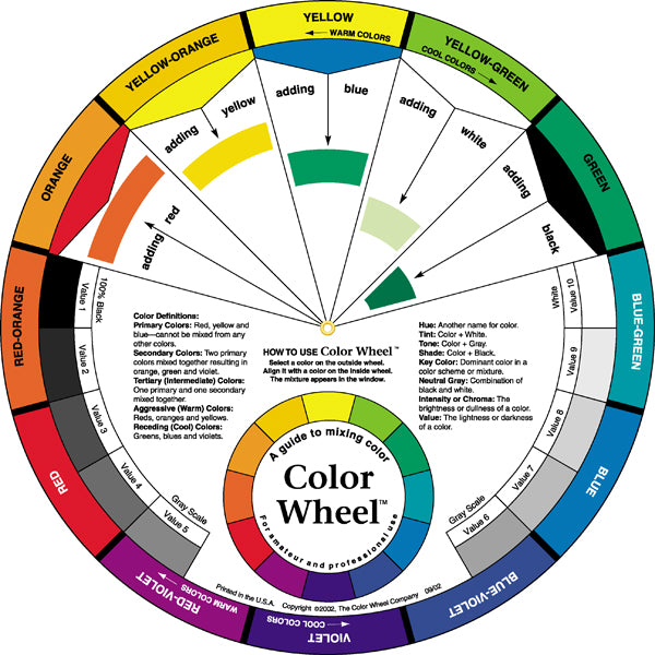 Color Wheel Co 9.25in English Color Wheel