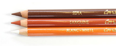 Conte Sketching and Drawing Color Pencils