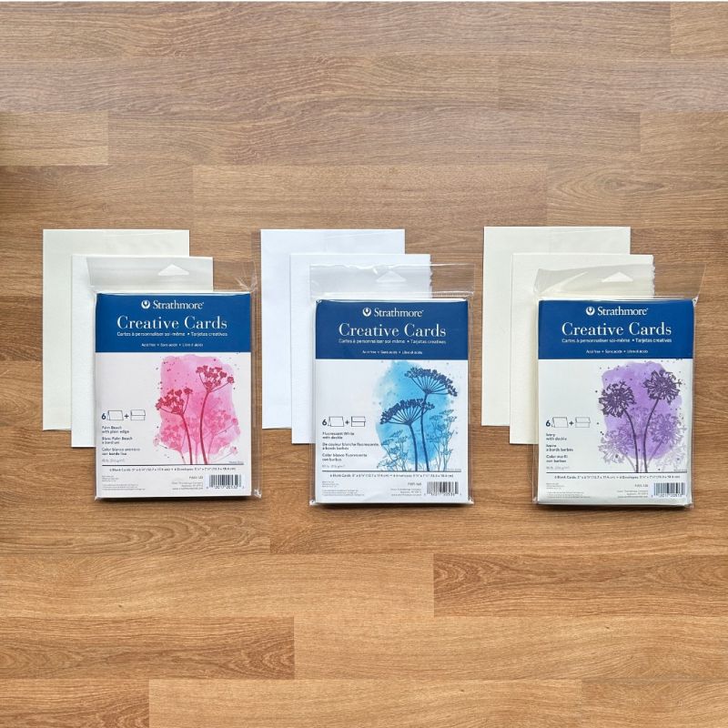 Strathmore Announcement Sized 6 Packs of Creative Cards