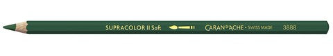 Caran D'Ache Supracolor Aquarelle Green Colored Pencils