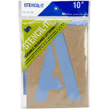 Graphic Products Duro Stencil-It Alphabet Stencils