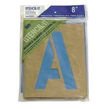 Graphic Products Duro Stencil-It Alphabet Stencils