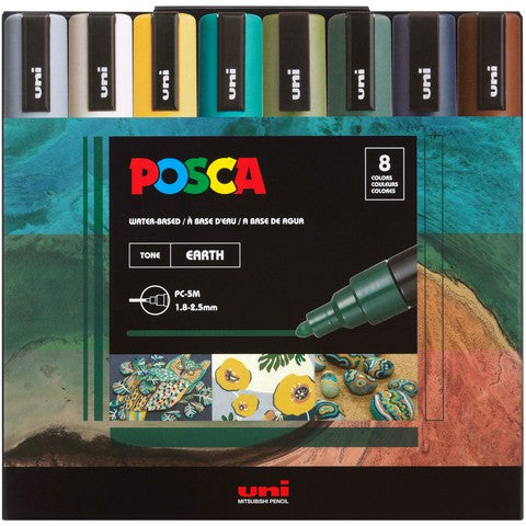 Posca 8-Color Paint Marker Sets