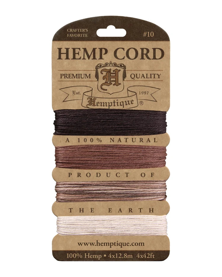 Hemptique 0.5mm Hemp Cord Cards