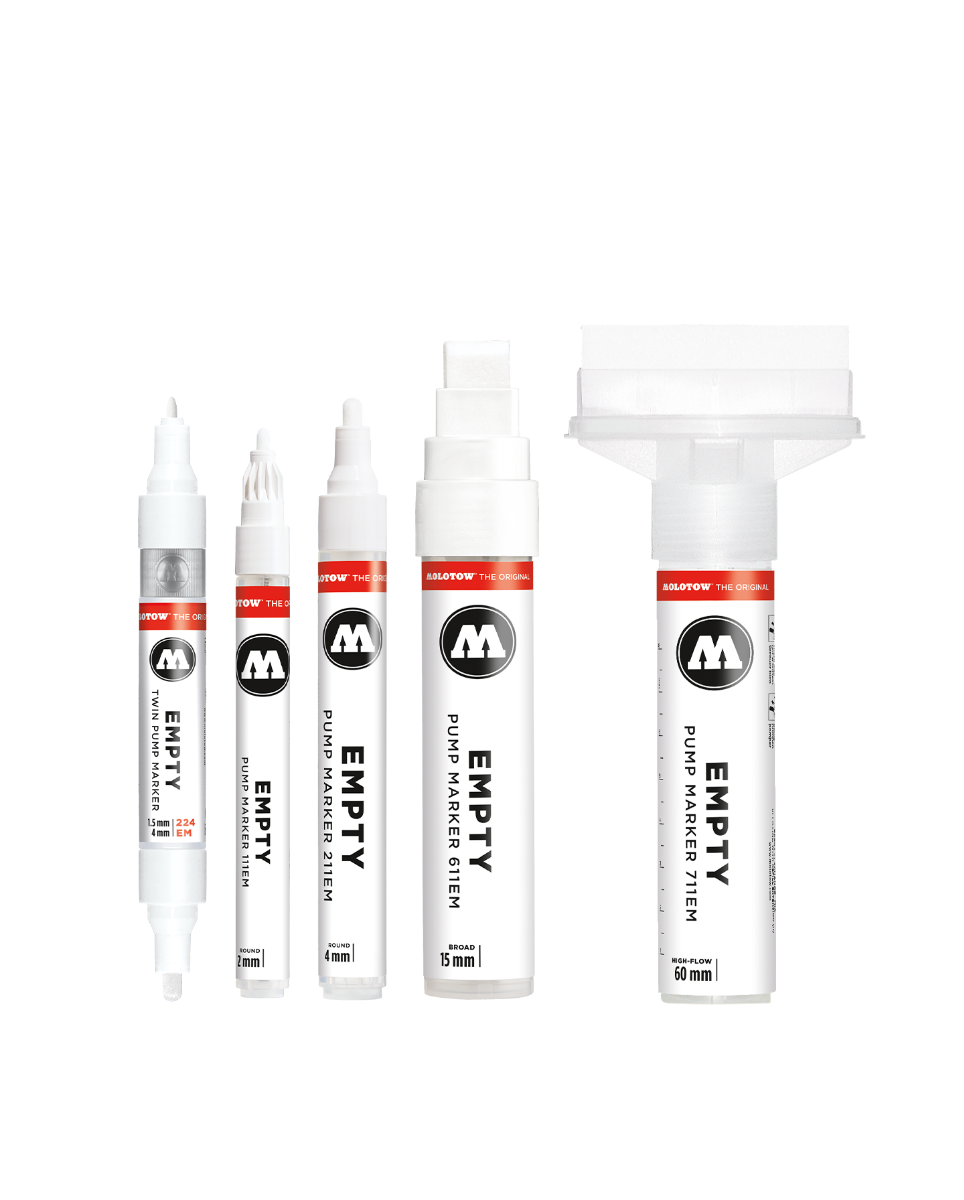 Molotow Empty Pump Markers