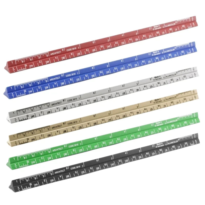Alumicolor 6in Pocket Engineer Scales