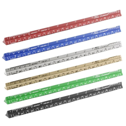 Alumicolor 6in Pocket Engineer Scales