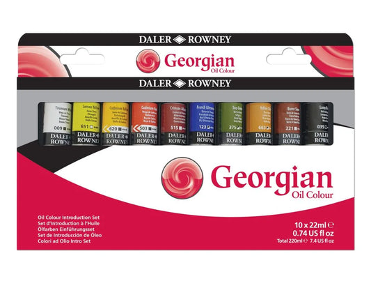 Daler Rowney 22ml Georgian Oil Color Introduction Set