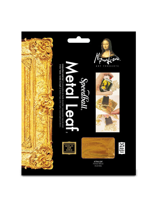 Speedball Mona Lisa Composition Metal Leaf Sheets