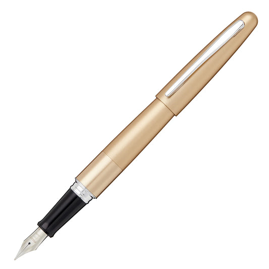 Pilot Metropolitan Gold Plain Fine Tip Fountain Pen