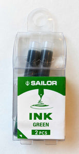 Sailor Ink Cartridge Green