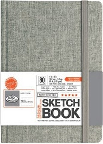 Royal Langnickel 4in x 6in Gray Fabric Sketchbook