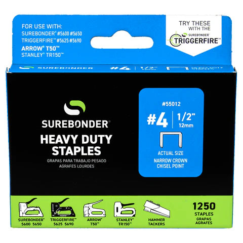 FPC Corporation Surebonder #4 Heavy Duty Crown Staples