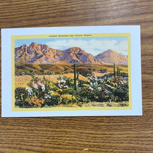 Postcard Catalina Mountains