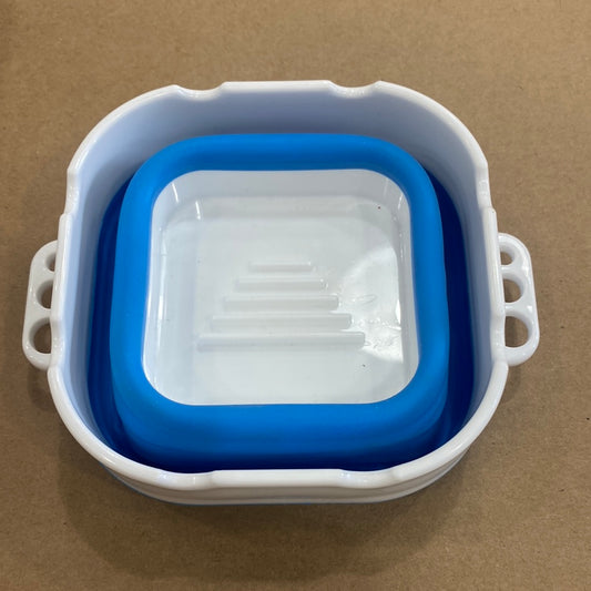 Posners Collapsible Blue Square Water Cup