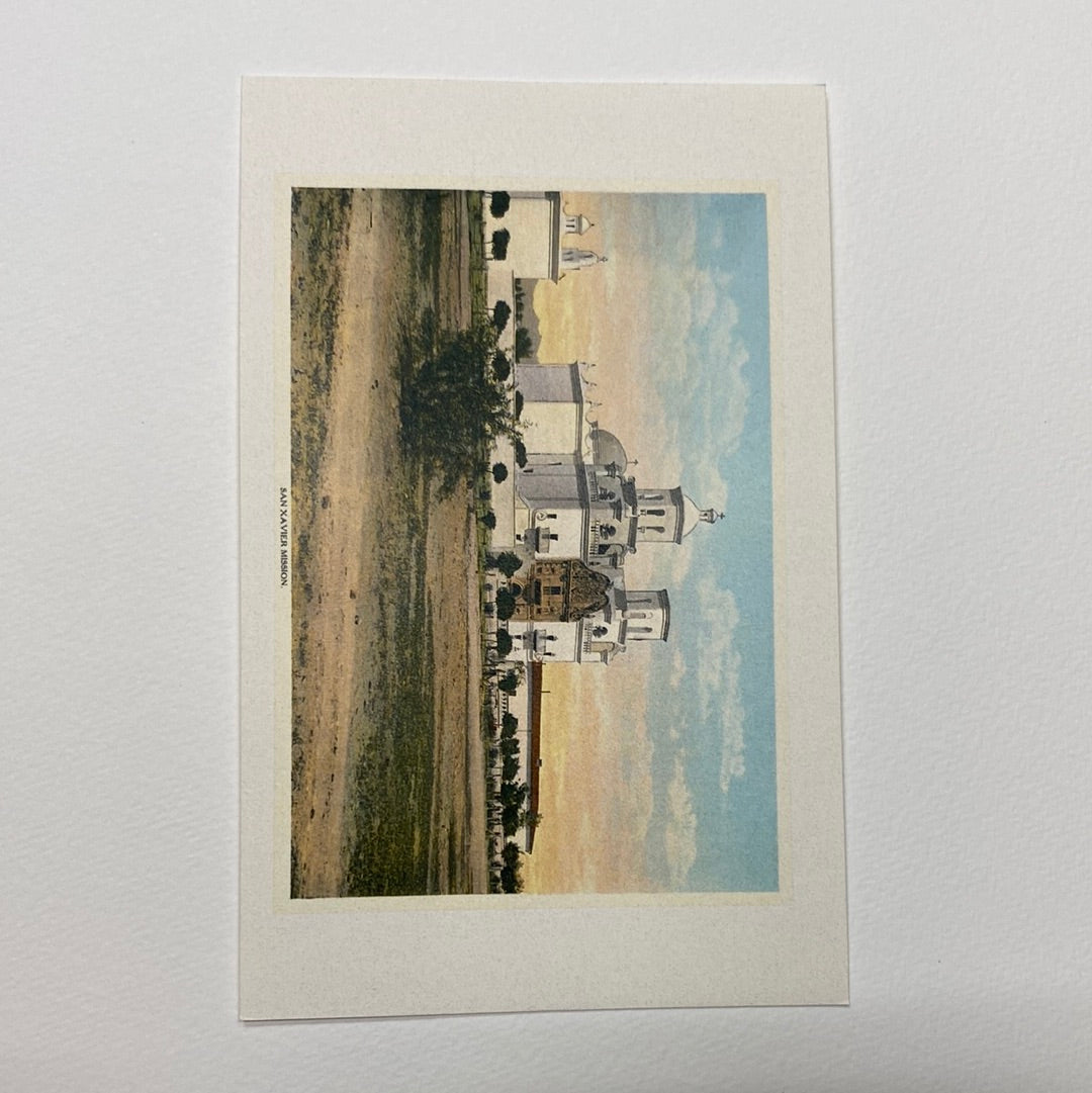 Postcard San Xavier Mission