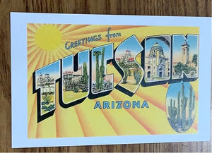 Postcard Saguaro Greetings