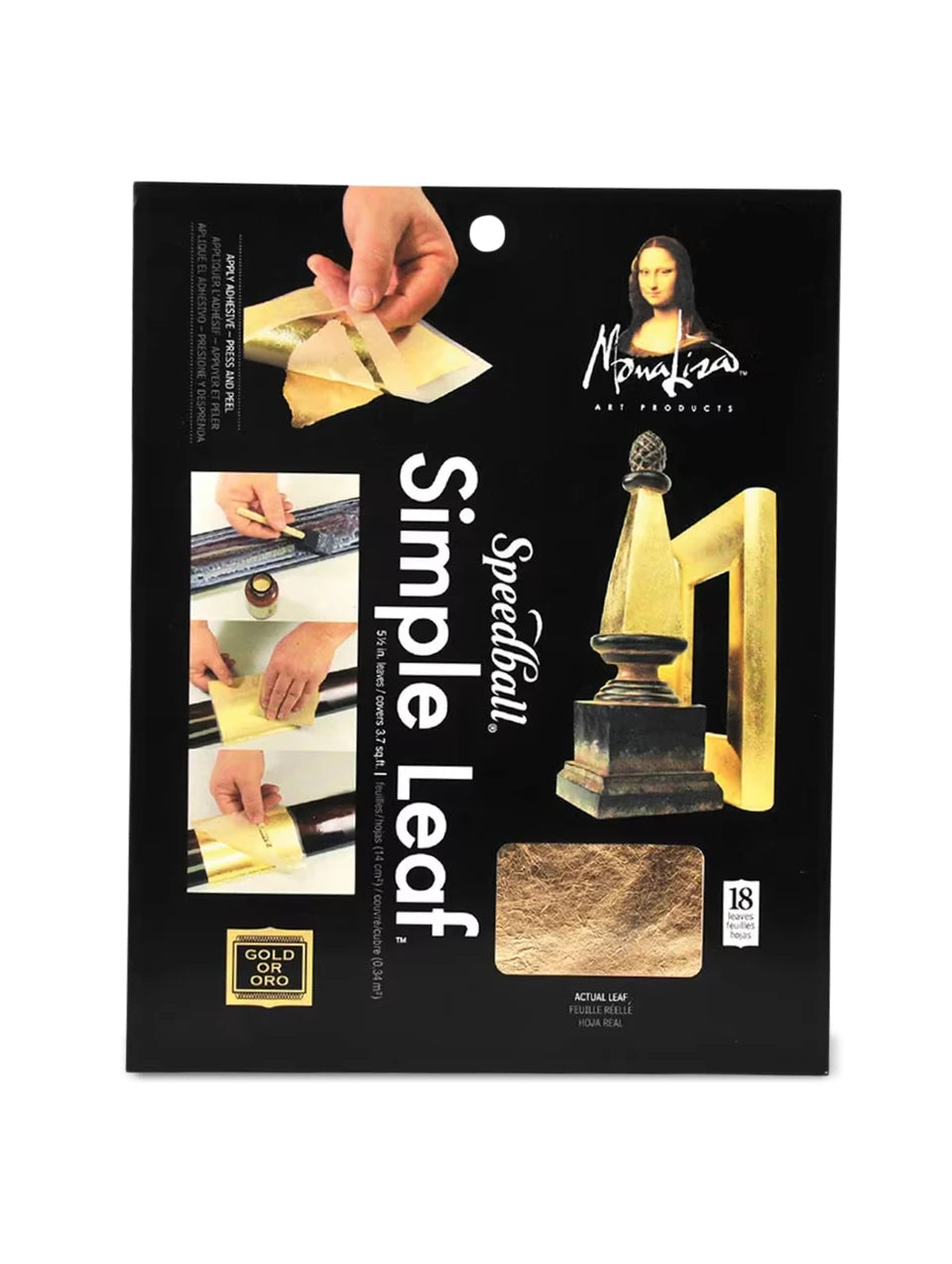 Speedball Mona Lisa Simple Leaf Sheets