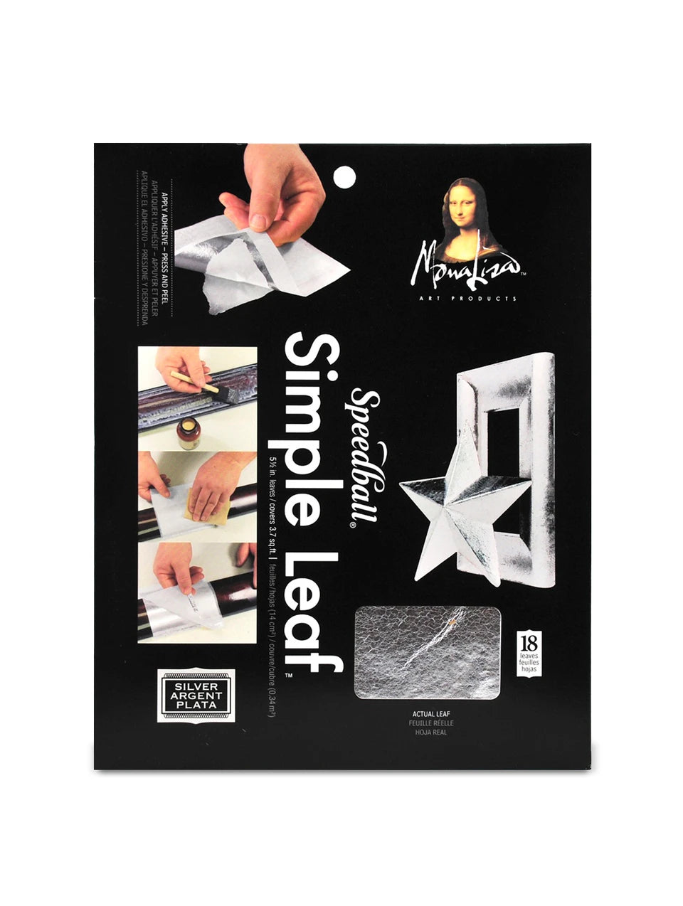 Speedball Mona Lisa Simple Leaf Sheets