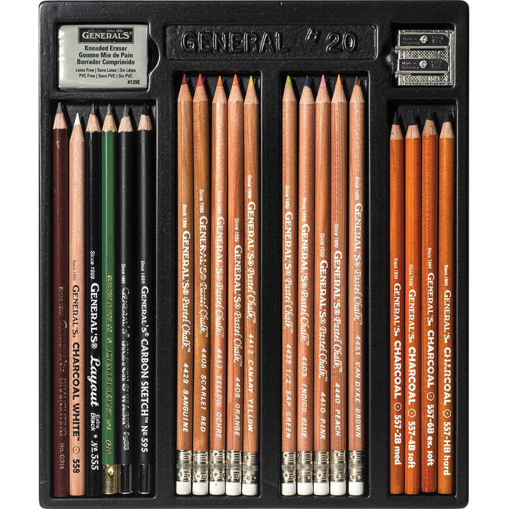 General Pencil Classic Drawing and Sketching Kit #20