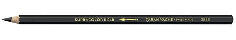 Caran D'Ache Supracolor Aquarelle Black Colored Pencils