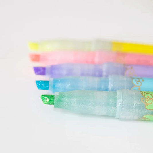 Zebra Kirarich Glitter Highlighters