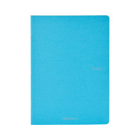 Notebook 5.8" x 8.3" Staple-Bound Gridded Turquoise