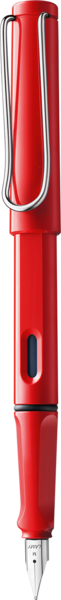 Safari Fountain Pen Red Ex Fine