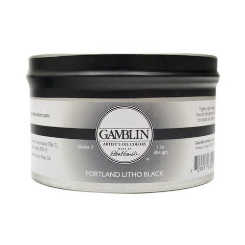 Gamblin Portland Litho Black 1lb