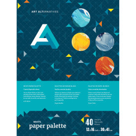 Art Alternatives 12in x 16in Disposable Paper Palette Pad