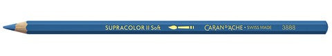 Caran D'Ache Supracolor Aquarelle Blue Colored Pencils