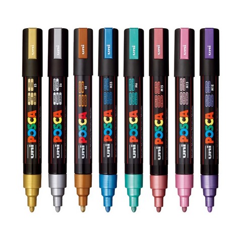 Posca 8-Color Paint Marker Sets